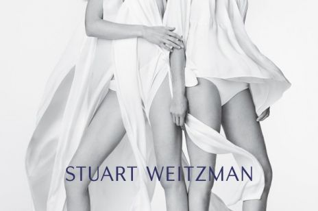 Gigi Hadid i Kate Moss w kampanii Stuart Weitzman