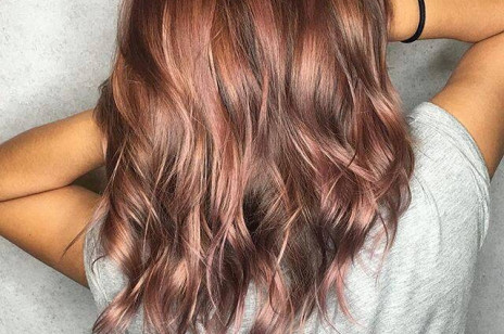 Modne fryzury 2018: Rose Brown Hair