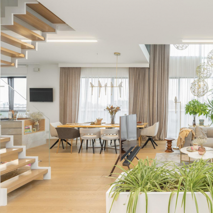 Mieszkanie w skandynawskim stylu, projekt: TK Architekci