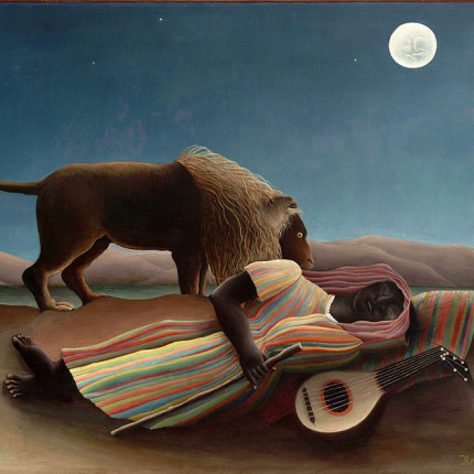 Spiąca Cyganka, Henri Rousseau, MoMA