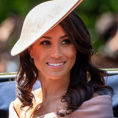 Meghan Markle, księżna Sussex na paradzie Trooping the Colour, 9.06.2018.