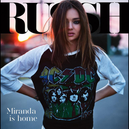 Miranda Kerr naturalna w magazynie Russh
