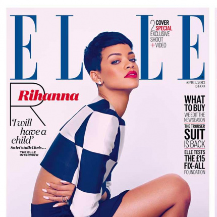 Rihanna w kwietniowym ELLE UK!