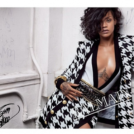 Rihanna w kampanii Balmain wiosna-lato 2014