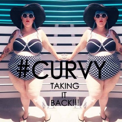 Hasztag #curvy wrócił na Instagrama!,
fot. Instagram.com/fatshionpeepshow