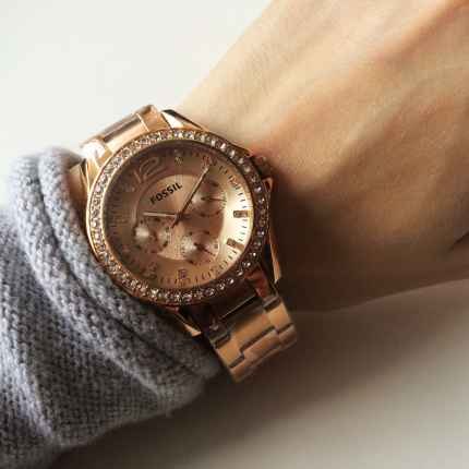 Fossil Riley Rosegold