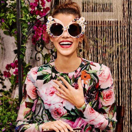 Okulary Dolce & Gabbana wiosna-lato 2016, fot. serwis prasowy