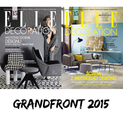 Okładki ELLE Decoration na liście zwycięzców GrandFront 2015!