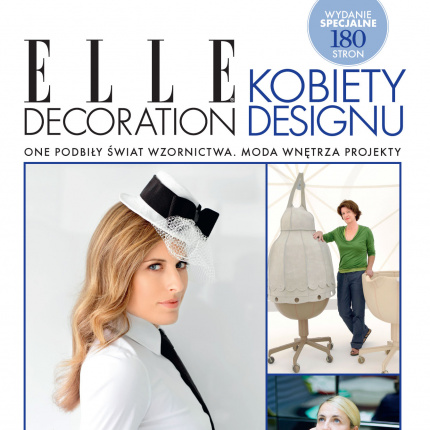 Okładka wydania specjalnego ELLE Decoration Kobiety Designu