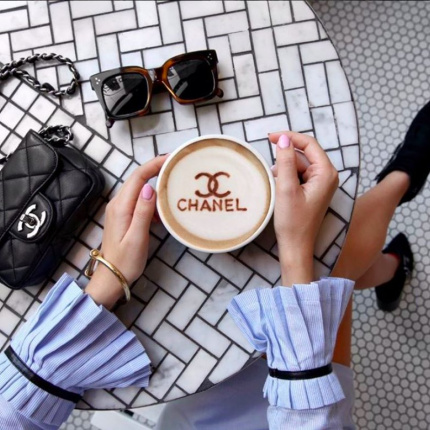 #DesignerLatte - najmodniejsza kawa na Instagramie, fot. @coffeenclothes