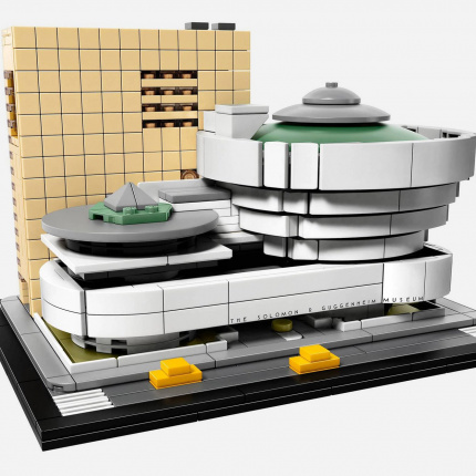 Budynek Muzeum Guggenheima w Nowym Jorku z klocków LEGO