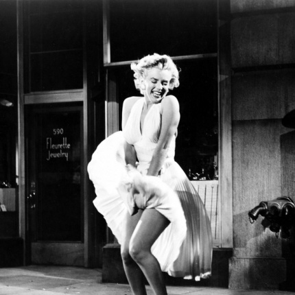 Marilyn Monroe, "Słomiany wdowiec", 1955