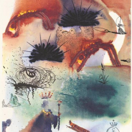 Okładka Alicji z Krainy Czarów Lewisa Carrolla, ilustracja: Salvador Dali, Princeton University Press, 2015
