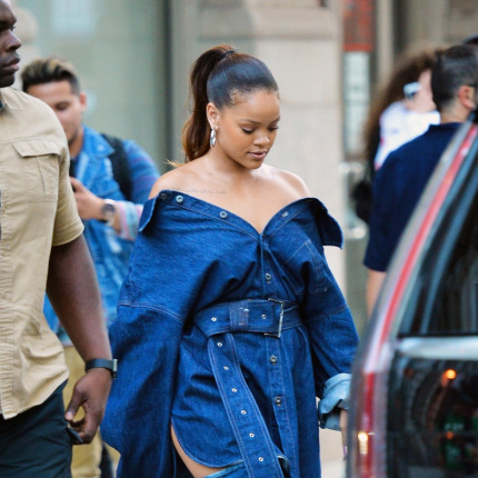 Rihanna na New York Fashion Week wiosna-lato 2018