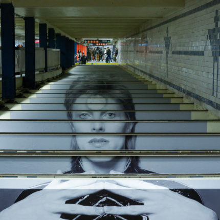 David Bowie w nowojorskim metrze