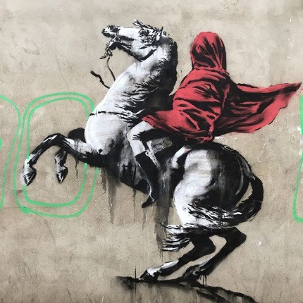 Banksy - nowe murale w Paryżu