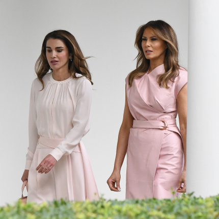 Melania Trump i królowa Rania w Waszyngtonie, 26.06.2018.