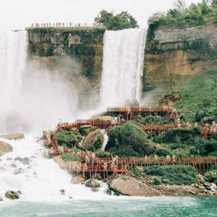 Wodospad Niagara - widok na amerykańską część
