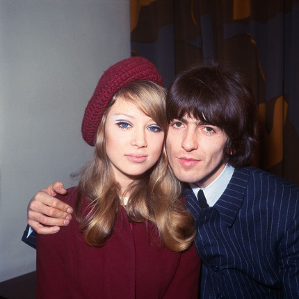 Pattie Boyd i George Harrison, 1966 rok.
