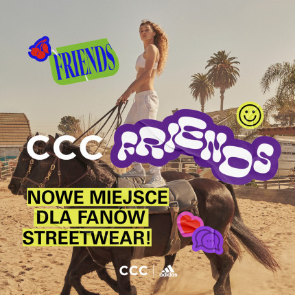 Od teraz nie musisz już robić zakupów samodzielnie. Dołącz do CCC Friends i połącz się z innymi fanami streetwear’u!