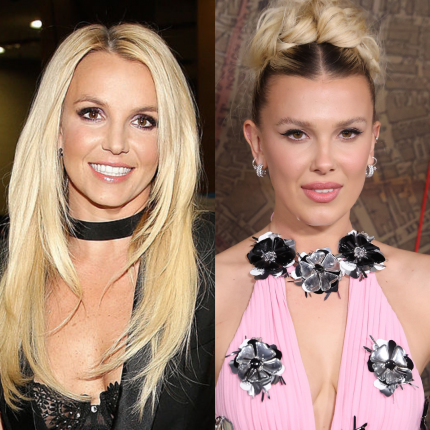 Britney Spears i Millie Bobby Brown