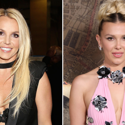 Britney Spears i Millie Bobby Brown