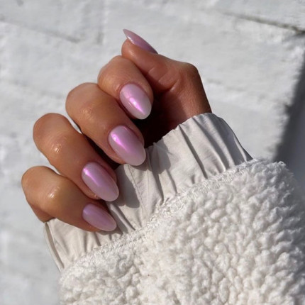 Digital lavender nails