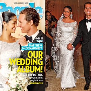Camila Alves i Matthew McConaughey w magazynie People (fot. people.com)