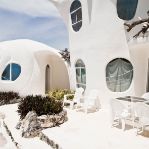 Dom w kształcie muszli, Isla Mujeres, fot. Airbnb