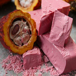 Różowa czekolada - nowy gatunek czekolady "ruby"