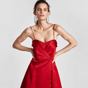 Czerwona sukienka na sylwestra 2017/2018