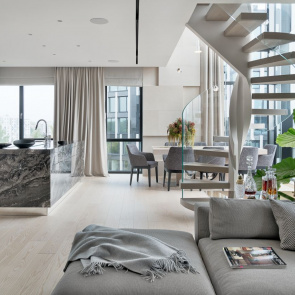 Apartament w nowojorskim stylu, projekt: Katarzyna Kraszewska