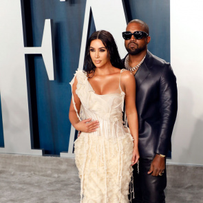 Gwiazdy na Vanity Fair Oscar Party 2020: Kim Kardashian West i Kanye West
