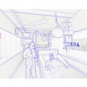 CURA - przenośny szpital dla pacjentów z koronawirusem, projekt: Carlo Ratti Associati