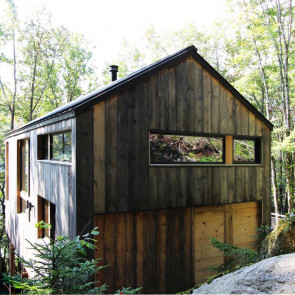 Remote Lake Cabin, projekt Stonorov Workshop Architects
