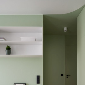 Mieszkanie z pistacjową zielenią, projekt: 3XEL Architekci