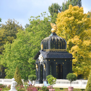 Ogród przy Pałacu Branickcich w Białymstoku