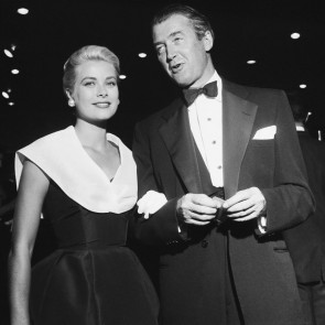 Grace Kelly i James Stewart, 1954 rok.