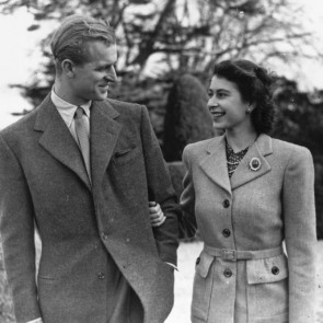 Książę Filip i królowa Elżbieta, 1947 rok.
