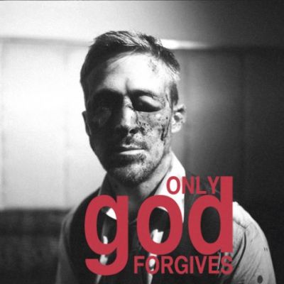 Ryan Gosling na plakacie do filmu "Only God Forgives"