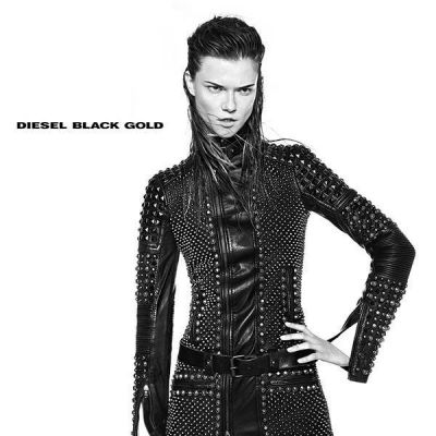 Kasia Struss w kampanii Diesel Black Gold jesień-zima 2013