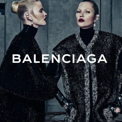 Kate Moss i Lara Stone w kampanii Balenciaga jesień-zima 2015/2016