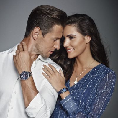 Grzegorz Krychowiak i Célia Jaunat w kampanii zegarków Albert Riele