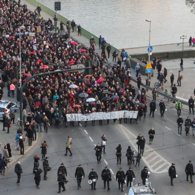 Strajk Kobiet, 8 marca, Kraków