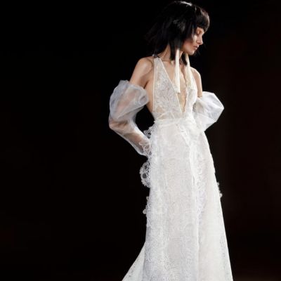 Koronkowa suknia ślubna Vera Wang z 