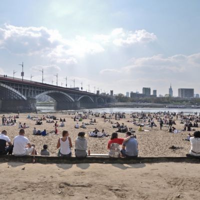 Plaża miejska w Warszawie
