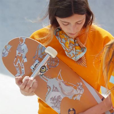 Hermès stworzył kolekcję deskorolek i longboardów na jesień 2017