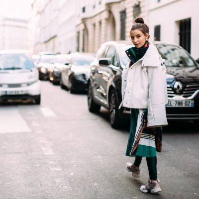 Julia Wieniawa na Paris Fashion Week jesień-zima 2018/2019