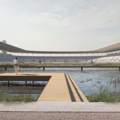 Nowy stadion Skry, projekt: Aleksander Wadas, Gdańsk.