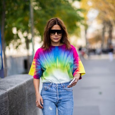 t-shirt tie-dye - street fashion